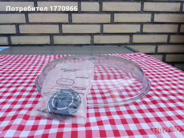Стъклени  капаци за тенджери, тигани и др. Pyrex., снимка 6 - Съдове за готвене - 22048761