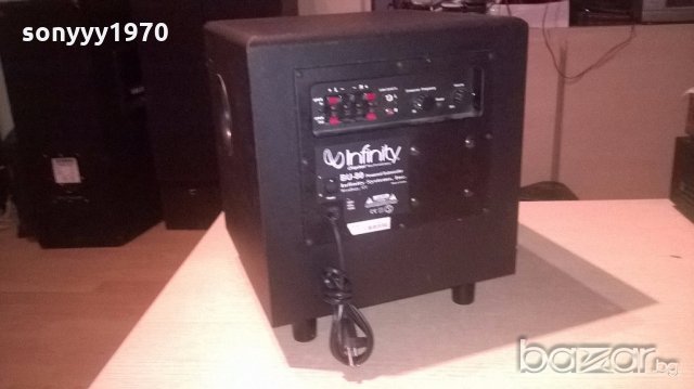 infinity bu-80 powered subwoofer-made in canada-внос англия, снимка 4 - Тонколони - 19592199