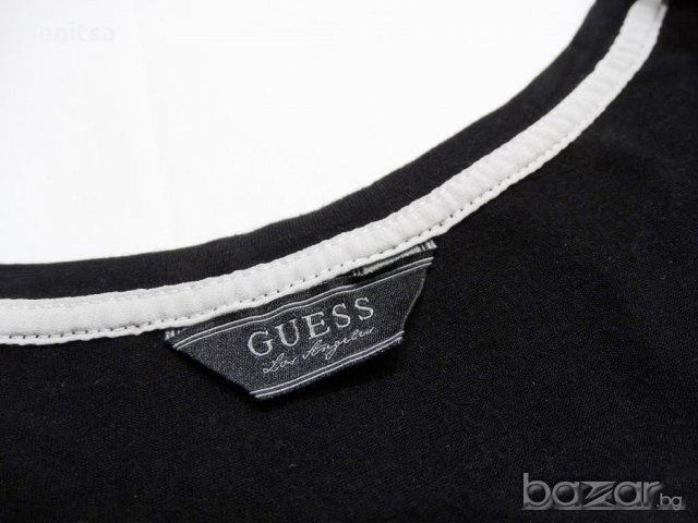GUESS Black Dress Дамска Черна Еластична Рокля Размер XS/S, снимка 12 - Рокли - 21109970