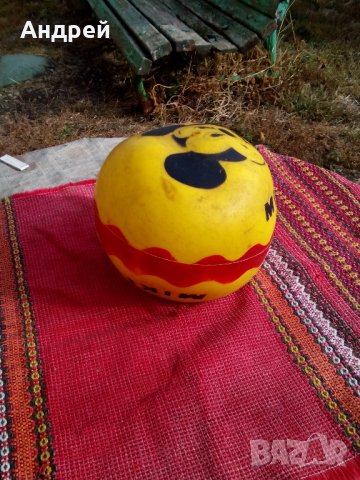 Стара детска топка #4, снимка 2 - Антикварни и старинни предмети - 23275211