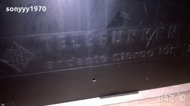telefunken andante 101 stereo receiver-made in germany, снимка 17 - Ресийвъри, усилватели, смесителни пултове - 22321634