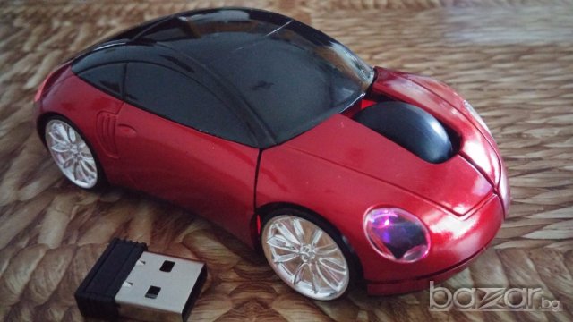 2-4G-1600DPI-Мишка-USB-Wireless-LED-кола-оптична, снимка 14 - Клавиатури и мишки - 18696909