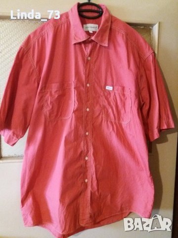 Мъж.риза-"LIVIO BONETTI"-/спортна/,цвят-червена. Закупена от Италия., снимка 1 - Ризи - 21860465
