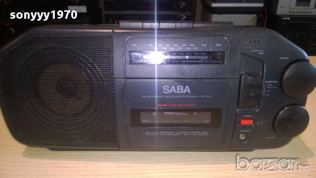 saba rcr 310 radio/cassette receiver-внос швеицария, снимка 11 - Ресийвъри, усилватели, смесителни пултове - 10774847