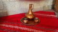 Кован стар меден сервиз за ракия, снимка 3