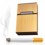 Кутия табакера за цигари за 80 мм, метална кутия с магнитен капак, снимка 3