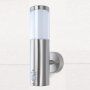 LED външна лампа с детектор за движение STAR  GU10, 6.5W, 430lm, 2700K, IP44, Неръждаема стомана, Бя, снимка 2