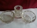 стара стъклена солница , снимка 9