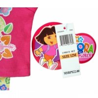 Брандиран комплект Dora The Explorer, снимка 2 - Комплекти за бебе - 24322057