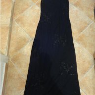 Бална/ официална рокля- черна с брокад, снимка 1 - Рокли - 11359507