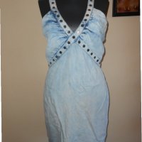 Дънкова рокля Аmnezia madness national jeans , снимка 5 - Рокли - 22781867