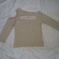 Блузка с голи рамене, снимка 1 - Блузи с дълъг ръкав и пуловери - 19201031