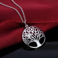 Ново Колие "Дърво" със сребърно покритие 925 - мод.16, снимка 3 - Колиета, медальони, синджири - 23539965