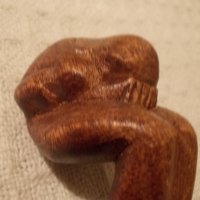 Дървена статуетка " Плач ", снимка 8 - Други ценни предмети - 23597171