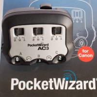 Pocket Wizard AC3 за Canon - за синхронизатор Pocketwizard Канон, снимка 2 - Светкавици, студийно осветление - 23437399