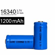  Литиево-йонна батерия 16340 1200mAh 3.7V, снимка 1 - Други - 16830862