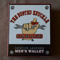 The Busted Knukle Garage MH-1543 черен хоризонтален портфейл, снимка 8 - Портфейли, портмонета - 21847677