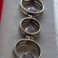 Комплект сребърни бижута с камъни "Сваровски" НАМАЛЕНИ, снимка 7 - Бижутерийни комплекти - 23033238