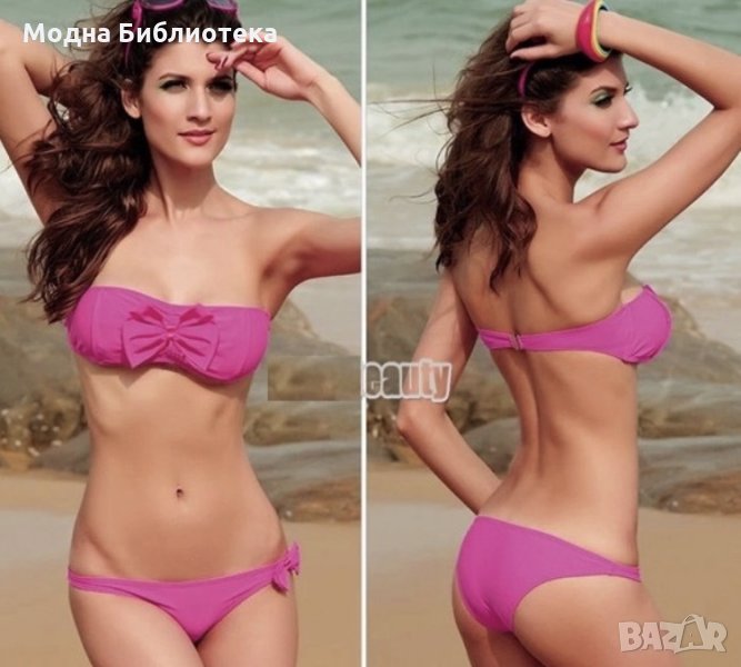 Нов розов бански, снимка 1