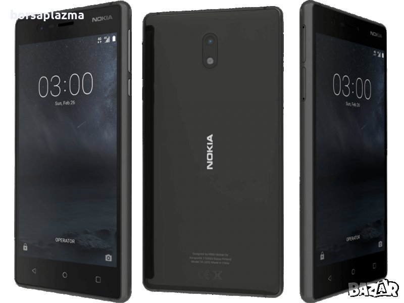 Nokia 3 black,white,blue,brown SS, снимка 1