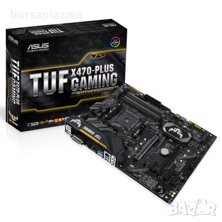 Дънната платка Asus TUF X470-PLUS GAMING, Socket AM4, снимка 1