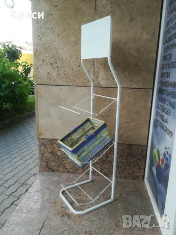 Стелаж метален , снимка 3 - Стелажи и щандове - 25736574