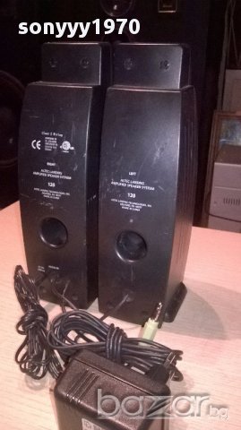 Alteg lansing+adaptor-колони с усилвател-внос швеицария, снимка 4 - Тонколони - 16255782