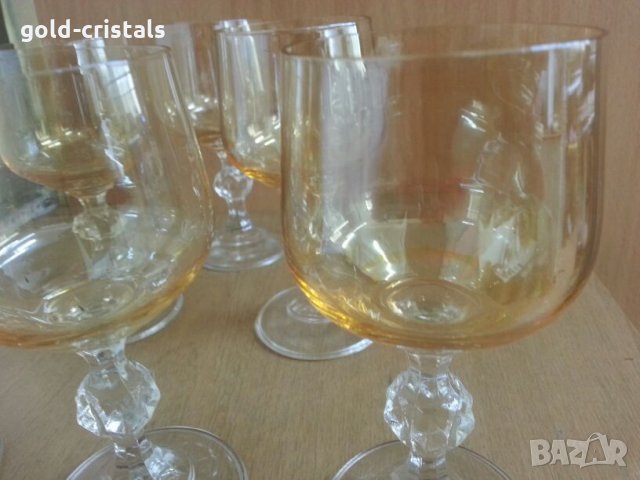 Ретро кристални чаши , снимка 7 - Антикварни и старинни предмети - 25384179