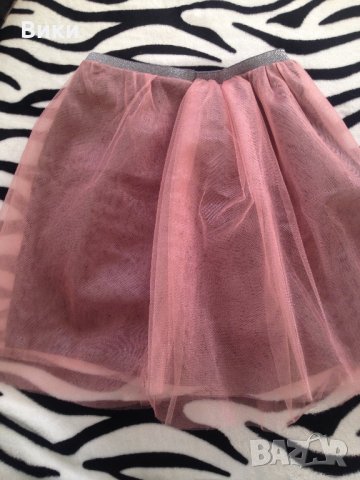 Розова пола пачка висока талия, снимка 4 - Поли - 23217380