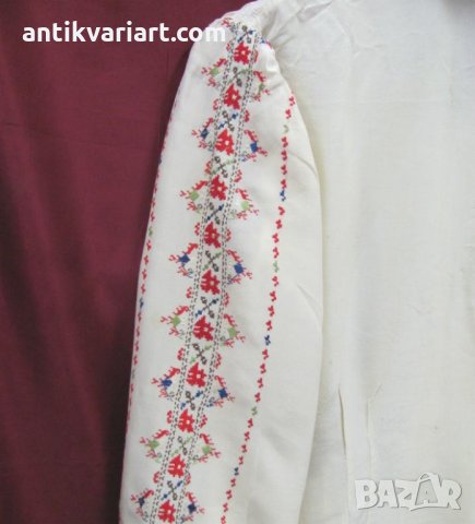 20-те Стара Фолк Арт Копринена Дамска Блуза, снимка 10 - Антикварни и старинни предмети - 25065917