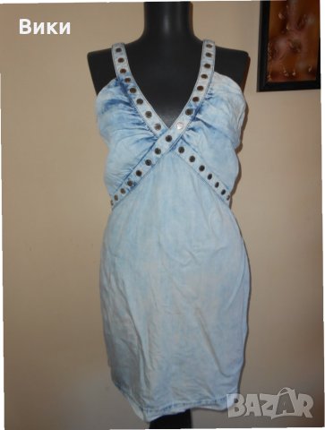 Дънкова рокля Аmnezia madness national jeans , снимка 5 - Рокли - 22781867