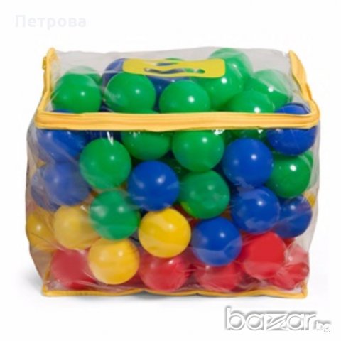 100 бр. пластмасови топки за игра