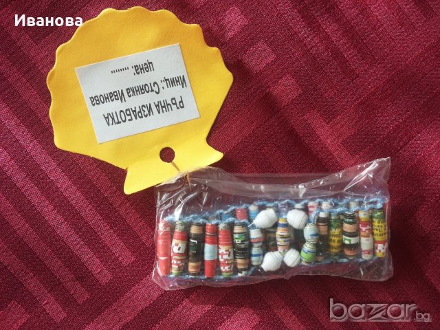 Ръчна изработка на бижута от хартия и квилинг  0.50лв, снимка 11 - Колиета, медальони, синджири - 20166828
