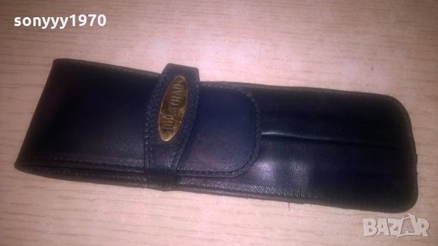 Кожен кобур за 2 пури-16х5х2см, снимка 3 - Колекции - 21773540