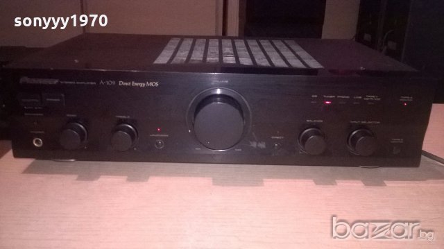 pioneer a-109 stereo ampli-транзисторен усилвател-внос франция, снимка 10 - Ресийвъри, усилватели, смесителни пултове - 19850691