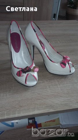 обувки естествена кожа, снимка 2 - Дамски обувки на ток - 14245713
