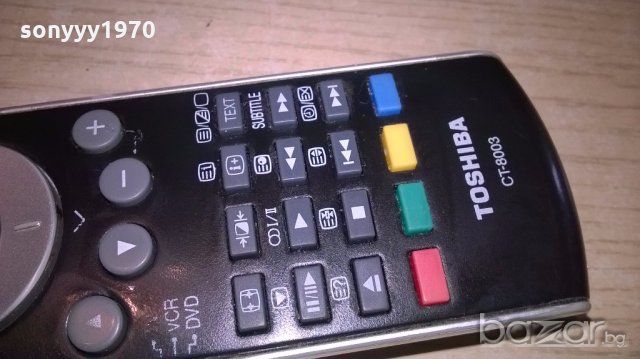 Toshiba tv/dvd-remote-внос швеицария, снимка 8 - Дистанционни - 18590926