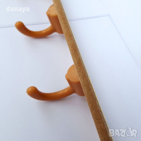 976 Стенна лепяща закачалка с 6 куки закачалка за стена, снимка 3 - Закачалки - 25663419