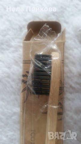 Бамбукова четка за зъби, снимка 2 - Декоративна козметика - 25954671