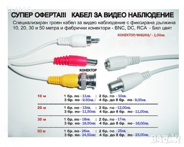 ПРОМО!!! ОХРАНИТЕЛНА С/МА - 4 канален DVR H.264 + 4 камери с IR ДИОДИ, снимка 12 - Други - 8876241
