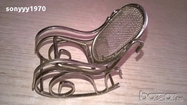 Мини ретро колекция-стол/инокс-7х7х4см-внос швеицария, снимка 12 - Антикварни и старинни предмети - 17475250