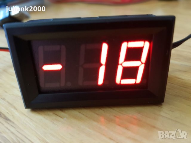 Цифров термометър със сонда червен зелен или син, снимка 4 - Друга електроника - 14680848