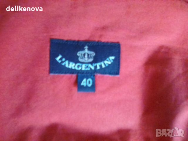  L'Argentina. Original. Size M жестока риза, снимка 9 - Ризи - 25072754
