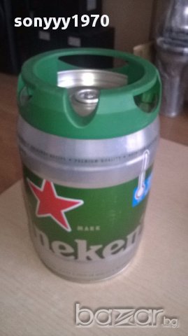 Heineken 5litra-празно буре от бира-30х20см-алуминиево, снимка 10 - Антикварни и старинни предмети - 17880726