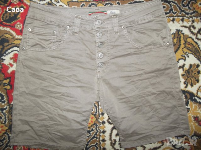 Къси дънки PLEASE   дамски,Л, снимка 2 - Къси панталони и бермуди - 25986937