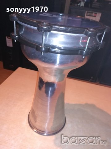 НОВА алуминиева-Music syria-made in syria-тарамбука-40х25см, снимка 11 - Ударни инструменти - 21196376