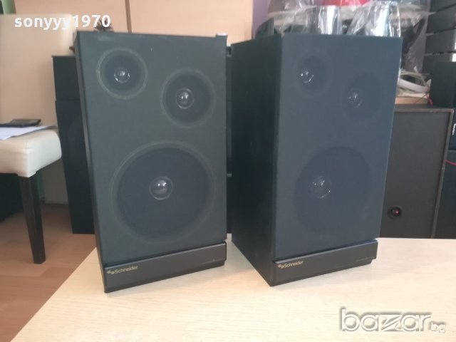 schneider 3 way hifi speakers-made in germany-внос швеицария, снимка 6 - Тонколони - 20250503