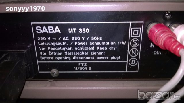 Saba amplifier+deck+tuner-внос швеицария, снимка 17 - Ресийвъри, усилватели, смесителни пултове - 17479362