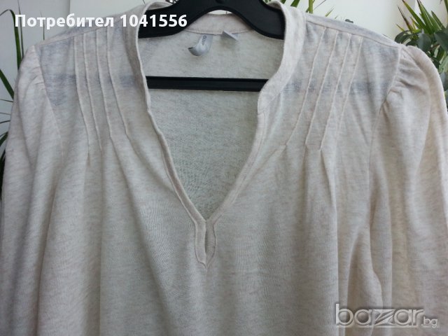 дамска блуза памук, снимка 2 - Блузи с дълъг ръкав и пуловери - 11045724