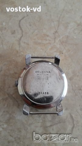 DELBANA 17 RUBIS -МЪЖКИ ЧАСОВНИК, снимка 3 - Антикварни и старинни предмети - 17107532